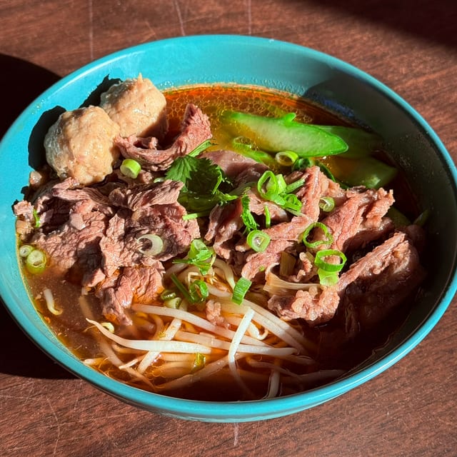 Spice Beef Noodle (Thai Style) 30% Discount.