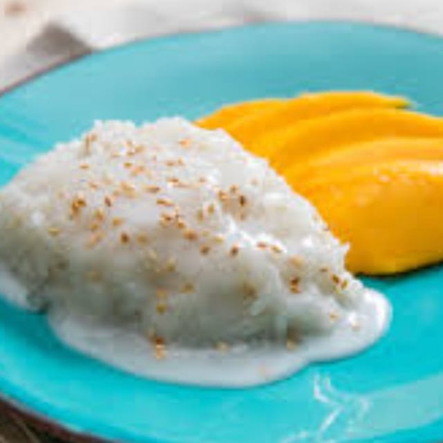 Sticky Rice with Custard.