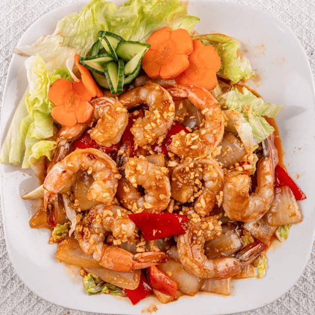 Garlic Shrimp.