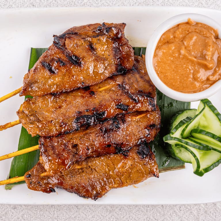 Delicious Beef Satay Awaits