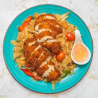 Crispy Chicken Fried Rice