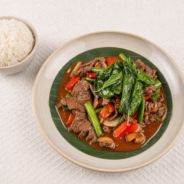 Beef Basil.