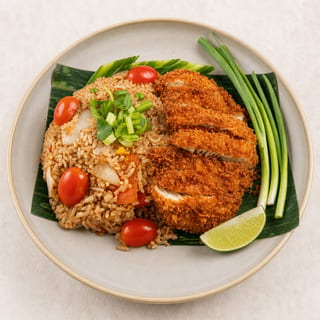 Crispy Chicken Fried Rice
