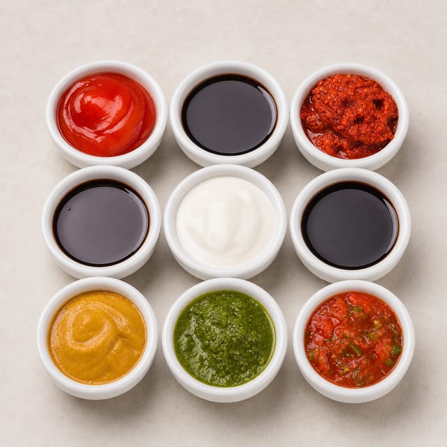 Sauces Side.